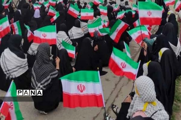 راهپیمایی ۲۲ بهمن در شهرستان کارون