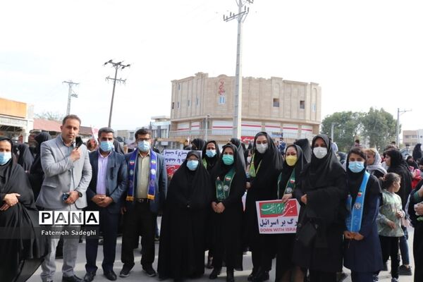 راهپیمایی ۲۲ بهمن در رامهرمز
