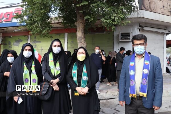راهپیمایی ۲۲ بهمن در رامهرمز