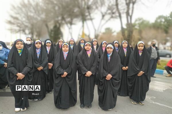 راهپیمایی یوم الله  ۲۲ بهمن در شهرستان شاهین شهر اصفهان