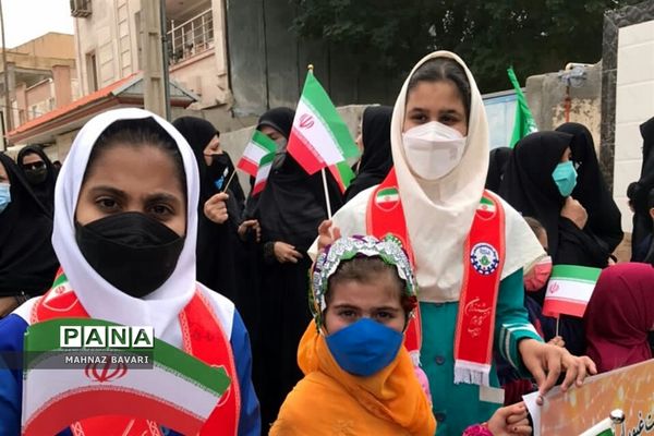 راهپیمایی 22 بهمن در شهرستان مسجدسلیمان