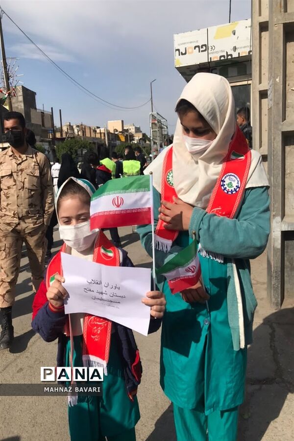 راهپیمایی 22 بهمن در شهرستان مسجدسلیمان