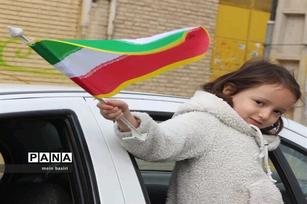 راهپیمایی خودرویی وموتوری۲۲بهمن شهرستان البرز استان قزوین