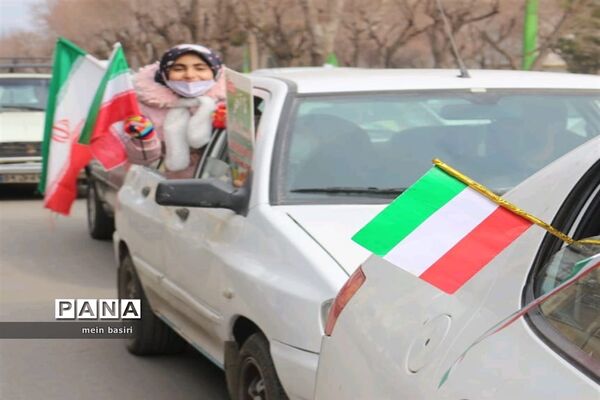 راهپیمایی خودرویی وموتوری۲۲بهمن شهرستان البرز استان قزوین