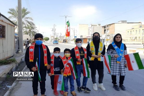 راهپیمایی خوردرویی و موتوری در یوم الله 22بهمن درتنگستان