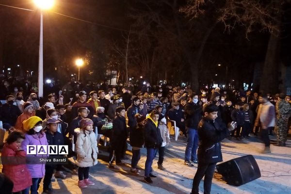 مراسم روز پدر و ولادت امام علی (ع) در پارک قائم شهرستان کاشمر