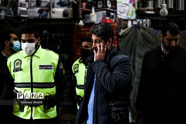 آتش‌سوزی در بازار تهران