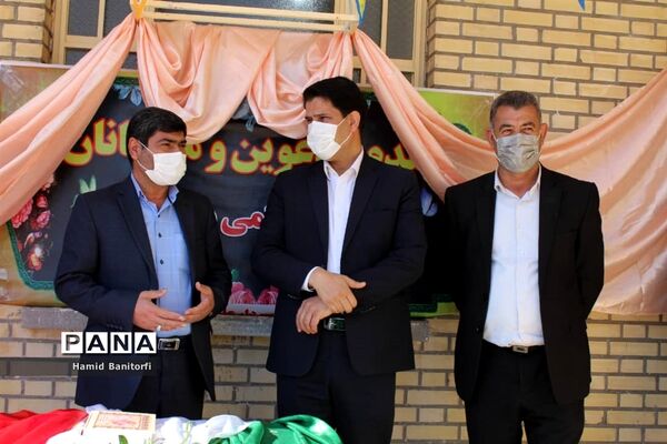 آیین افتتاح مدرسه سه کلاسه روستای رحمت آباد حمیدیه