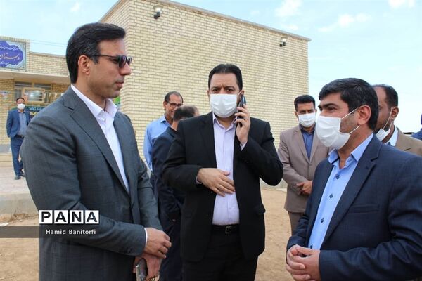 آیین افتتاح مدرسه سه کلاسه روستای رحمت آباد حمیدیه