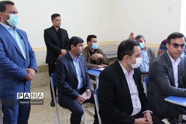 آیین افتتاح مدرسه سه کلاسه روستای رحمت آباد حمیدیه