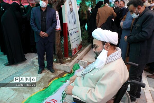 تشییع جانباز شهید «محمدباقر هنرور» در قم