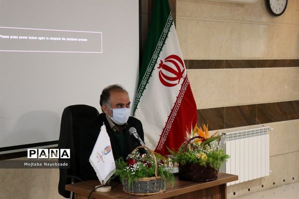 مراسم تکریم معاون پرورشی و فرهنگی و رئیس سازمان دانش‌آموزی خراسان رضوی