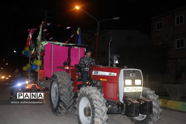 کاروان شادی ولادت امام علی در گلوگاه