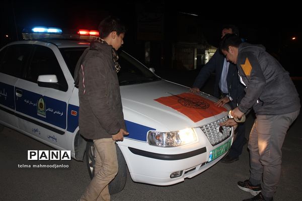 کاروان شادی ولادت امام علی در گلوگاه