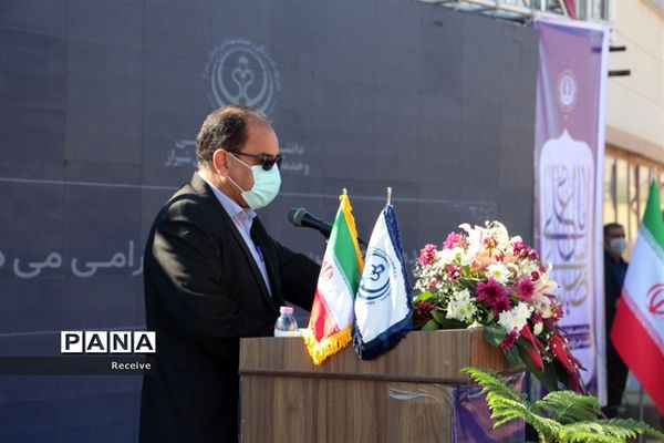 افتتاح بیمارستان شهدای سلامت بنیاد برکت شهرستان نی ریز