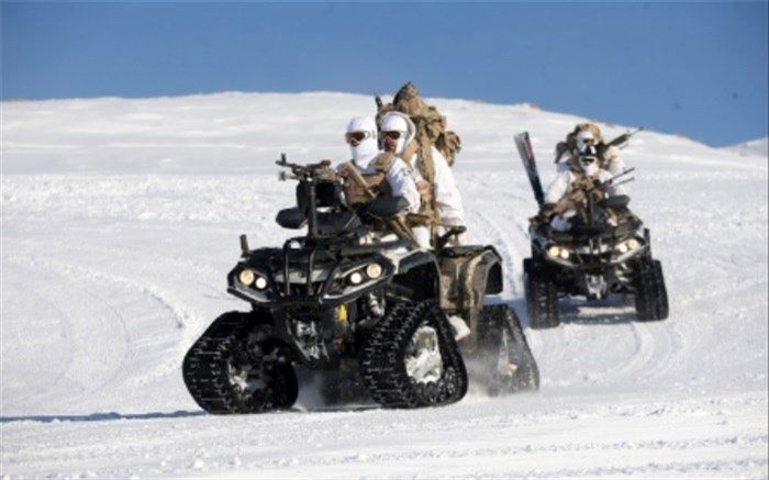 رزم در برف یگان‌های ویژه نیروی زمینی سپاه