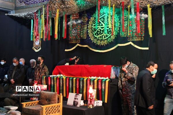 برگزاری مراسم وداع با شهید مدافع حرم؛ امیر علی محمدیان