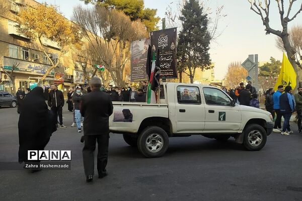 مراسم بازگشت پیکر پاک و مطهر شهید مدافع حرم در شهرری