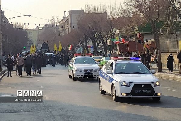 مراسم بازگشت پیکر پاک و مطهر شهید مدافع حرم در شهرری