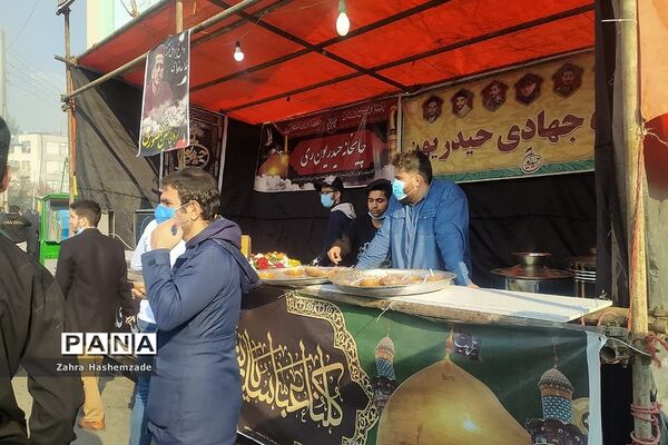 مراسم بازگشت پیکر پاک و مطهر شهید مدافع حرم در شهرری
