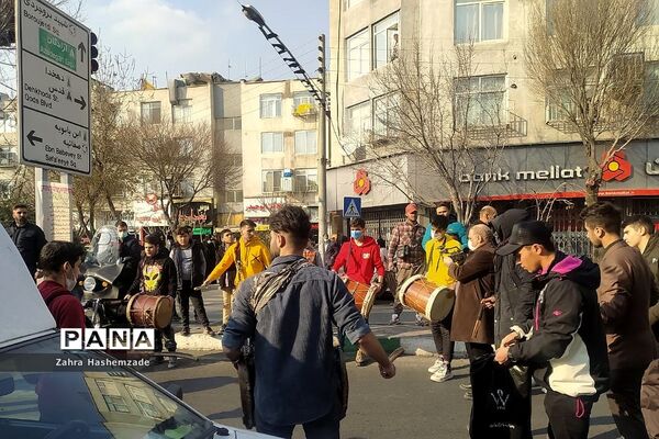 مراسم بازگشت پیکر پاک و مطهر شهید مدافع حرم در شهرری