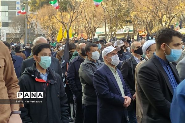 مراسم بازگشت پیکر پاک و مطهر شهید مدافع حرم در شهرری
