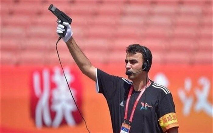 یک ایرانی  سر استارتر بازی‌های آسیایی هانگژو شد