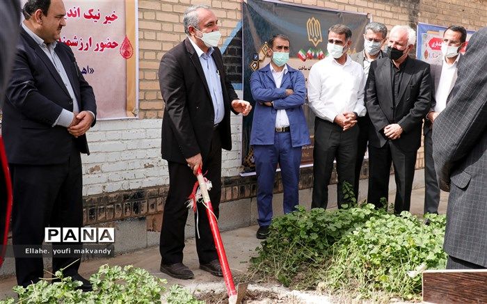 کلنگ‌زنی مدرسه سه کلاسه در روستای نمره یک شهرستان امیدیه