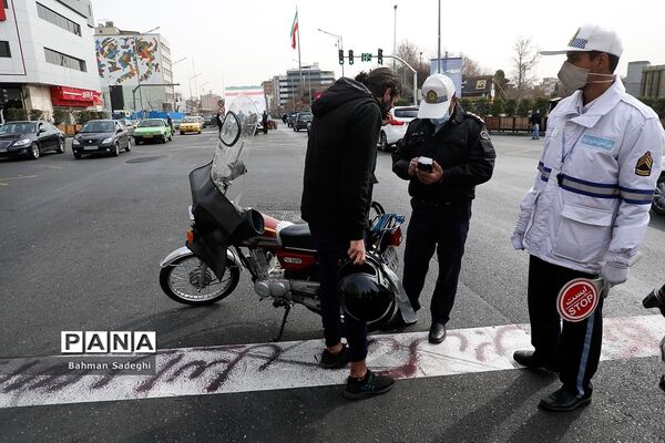 طرح انضباط بخشی موتورسواران متخلف