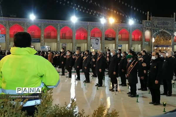 مراسم لاله‌گردانی به مناسبت بزرگداشت شهادت حضرت احمدبن موسی الکاظم( ع) در شیراز