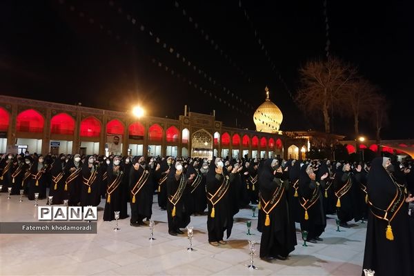 مراسم لاله‌گردانی به مناسبت بزرگداشت شهادت حضرت احمدبن موسی الکاظم( ع) در شیراز