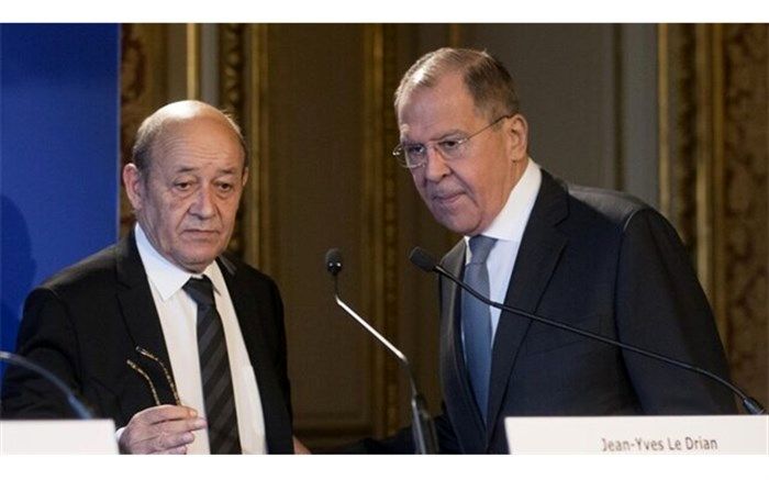 تماس تلفنی لاوروف با وزیر خارجه فرانسه با محوریت اوکراین