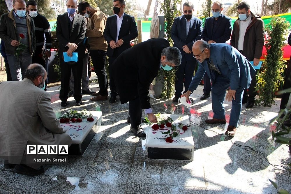 مراسم اربعین شهدای گمنام در دانشگاه آزاد اسلامی واحد اسلامشهر