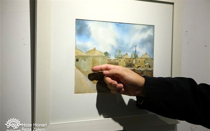نمایشگاه آبرنگ «نقش نیمروز» افتتاح شد