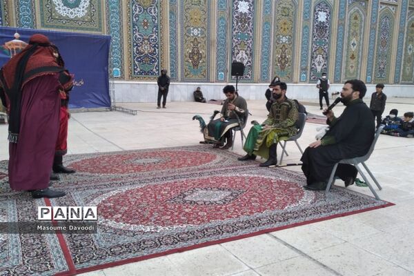 تعزیه خوانی پانزده گروه برجسته کشوری در حرم مطهر شاهچراغ (ع)
