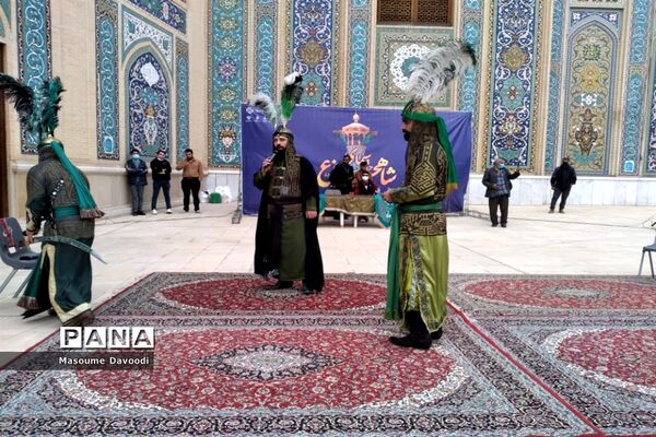 تعزیه خوانی پانزده گروه برجسته کشوری در حرم مطهر شاهچراغ (ع)