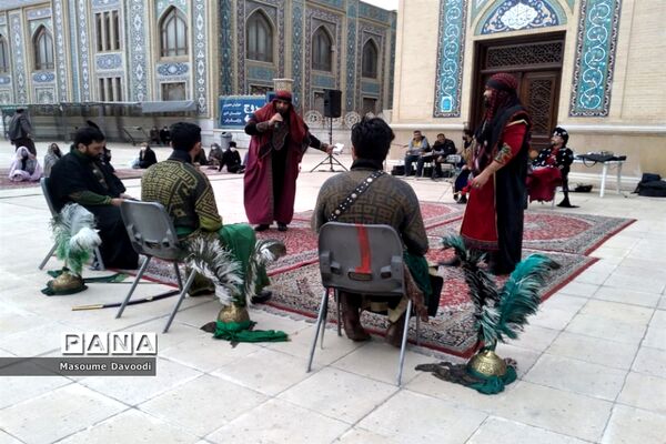تعزیه خوانی پانزده گروه برجسته کشوری در حرم مطهر شاهچراغ (ع)