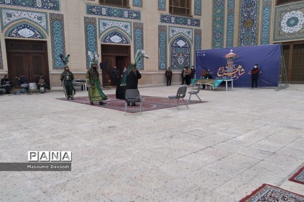 تعزیه خوانی پانزده گروه برجسته کشوری در حرم مطهر شاهچراغ (ع)