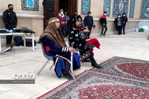 تعزیه خوانی پانزده گروه برجسته کشوری در حرم مطهر شاهچراغ (ع)