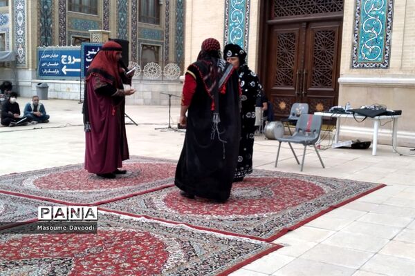 تعزیه خوانی پانزده گروه برجسته کشوری در حرم مطهر شاهچراغ (ع)