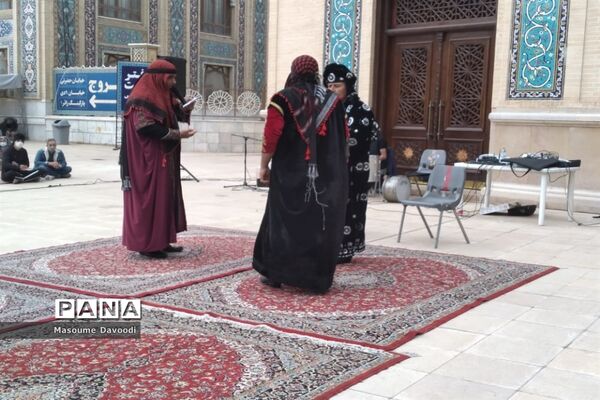 تعزیه خوانی پانزده گروه برجسته کشوری در حرم مطهر شاهچراغ (ع)