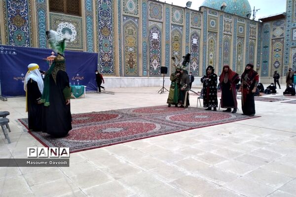 تعزیه خوانی پانزده گروه برجسته کشوری در حرم مطهر شاهچراغ (ع)