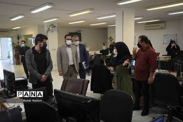بازدید رئیس مرکز اطلاع رسانی و روابط عمومی وزارت آموزش و پرورش از خبرگزاری پانا