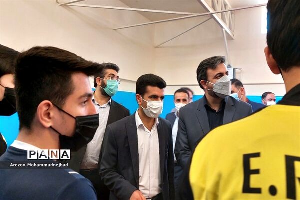 افتتاح سالن ورزشی درون مدرسه‌ای شهید بهشتی در شهرستان قرچک