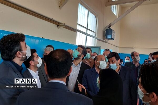 افتتاح سالن ورزشی درون مدرسه‌ای شهید بهشتی در شهرستان قرچک