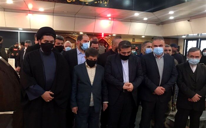 ادای احترام وزیر فرهنگ ایران به شهدای مقاومت در سفر به لبنان