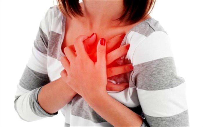 شایع‌ترین نشانه سکته قلبی