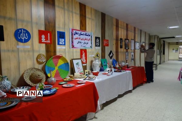 افتتاح نمایشگاه دست آوردهای کانون‌های فرهنگی در شهرستان شادگان