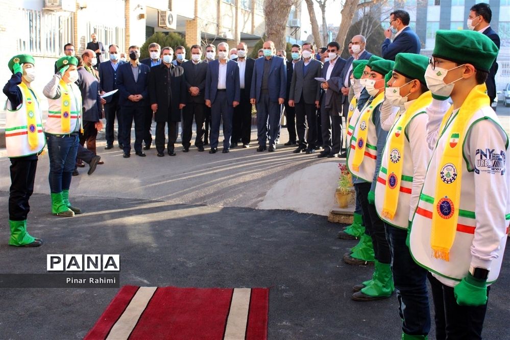 مراسم استقبال از مقام عالی وزارت آموزش و پرورش