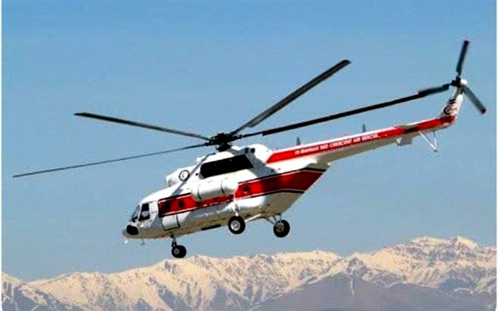 نجات کوهنورد سقوط کرده در ارتفاعات شیرپلای تهران توسط امدادگران هلال احمر